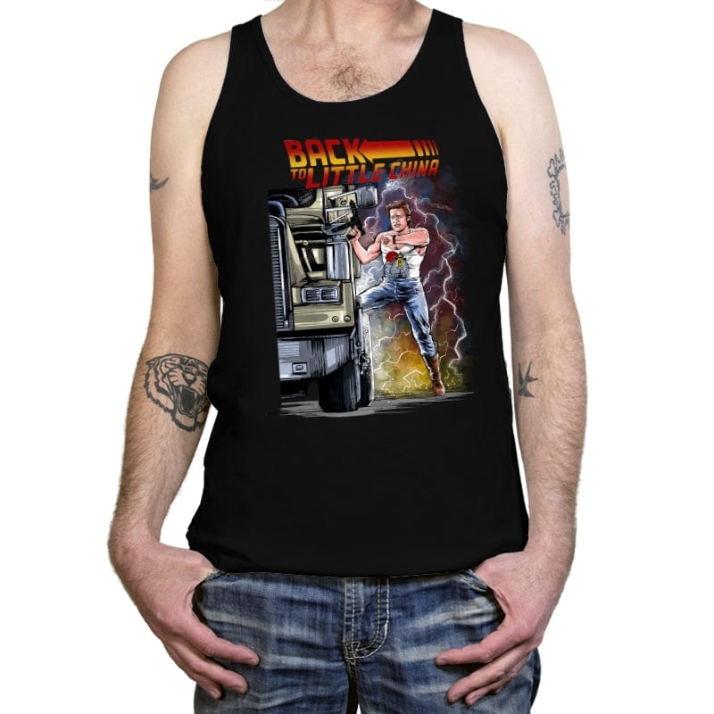 Back to Little China - Tanktop Tanktop RIPT Apparel X-Small / Black