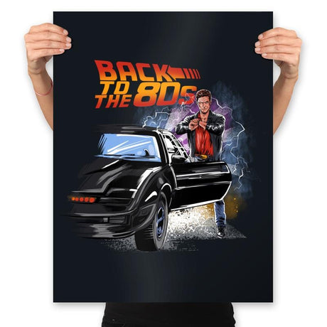 Back to the 80s - Prints Posters RIPT Apparel 18x24 / Black