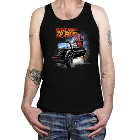 Back to the 80s - Tanktop Tanktop RIPT Apparel X-Small / Black