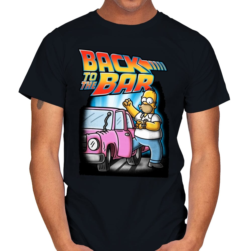 Back to the Bar - Mens T-Shirts RIPT Apparel Small / Black