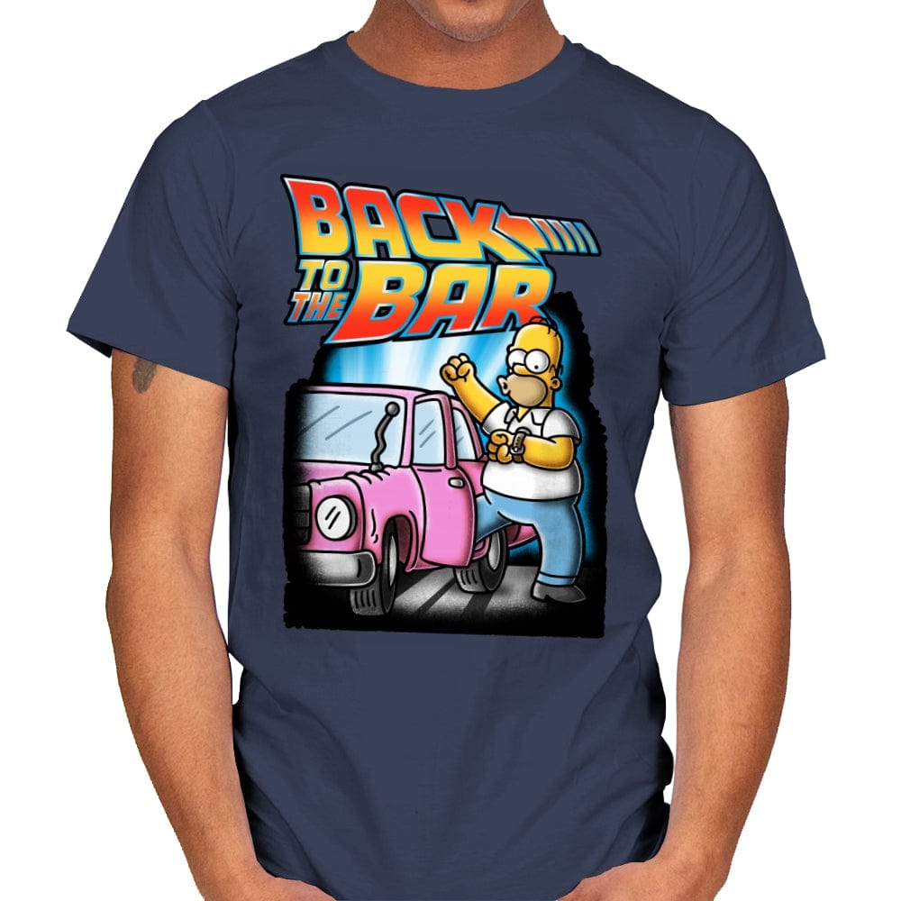 Back to the Bar - Mens T-Shirts RIPT Apparel Small / Navy