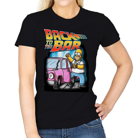 Back to the Bar - Womens T-Shirts RIPT Apparel Small / Black