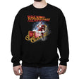 Back to the Christmas - Crew Neck Sweatshirt Crew Neck Sweatshirt RIPT Apparel Small / Black