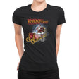 Back to the Christmas - Womens Premium T-Shirts RIPT Apparel Small / Black