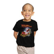 Back to the Christmas - Youth T-Shirts RIPT Apparel X-small / Black