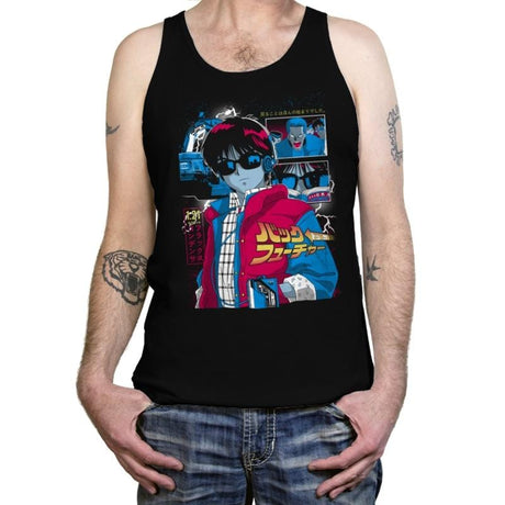 Back To The City Pop - Tanktop Tanktop RIPT Apparel X-Small / Black