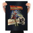Back to the Death Star - Prints Posters RIPT Apparel 18x24 / Black