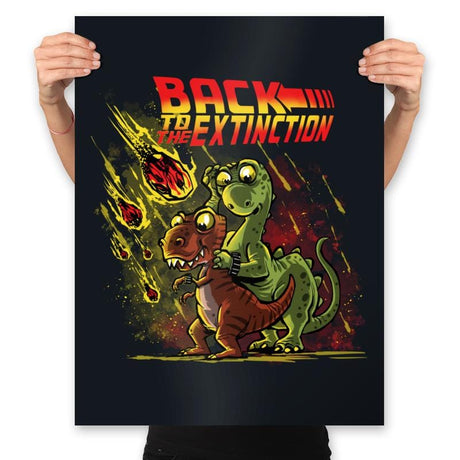 Back to the Extinction - Prints Posters RIPT Apparel 18x24 / Black