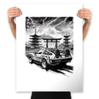 Back to the Japan Temple - Prints Posters RIPT Apparel 18x24 / White
