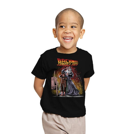 Back to the Middle-Earth - Youth T-Shirts RIPT Apparel X-small / Black