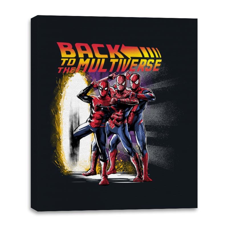 Back to the Multiverse - Best Seller - Canvas Wraps Canvas Wraps RIPT Apparel 16x20 / Black