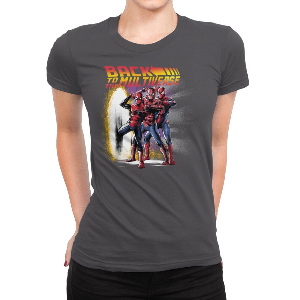 Back to the Multiverse - Best Seller - Womens Premium T-Shirts RIPT Apparel Small / Heavy Metal