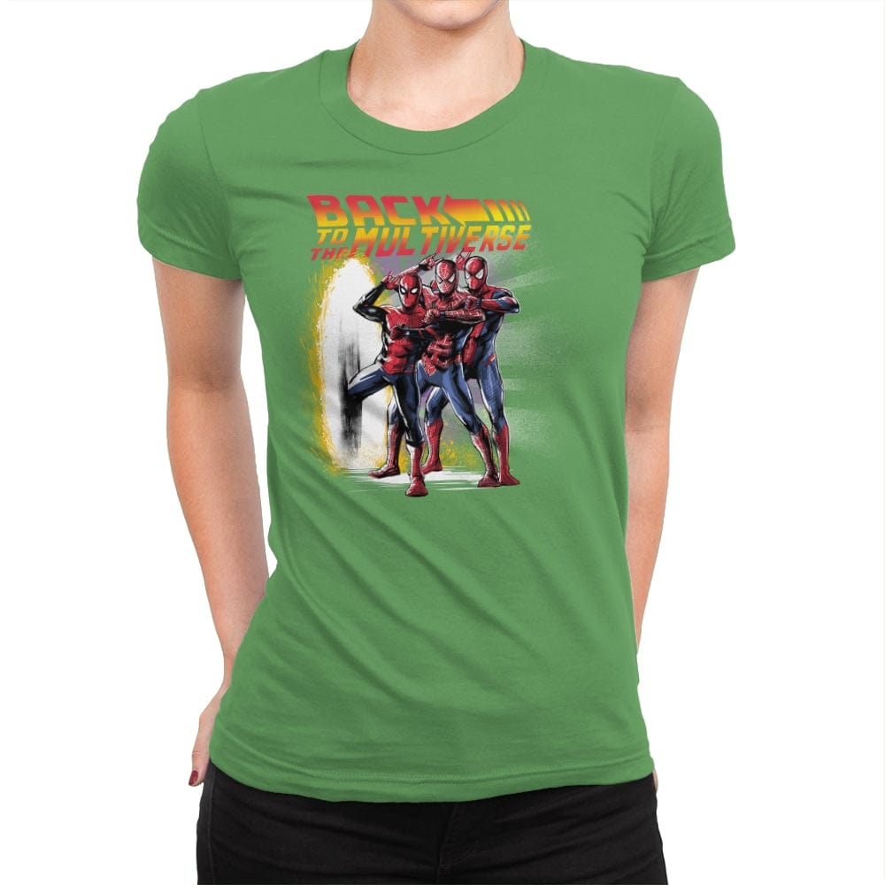 Back to the Multiverse - Best Seller - Womens Premium T-Shirts RIPT Apparel Small / Kelly
