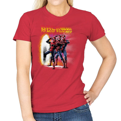 Back to the Multiverse - Best Seller - Womens T-Shirts RIPT Apparel Small / Red