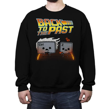 Back To The Past - Raffitees - Crew Neck Sweatshirt Crew Neck Sweatshirt RIPT Apparel
