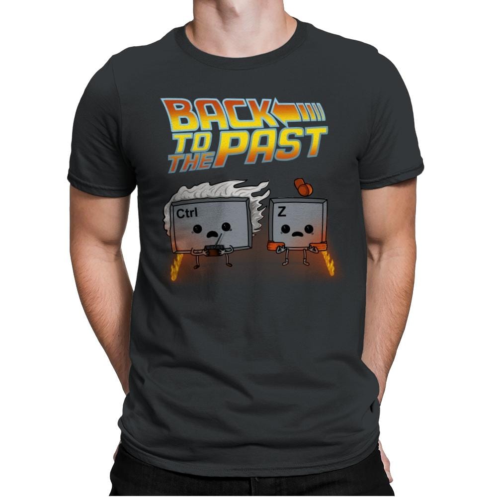 Back To The Past - Raffitees - Mens Premium T-Shirts RIPT Apparel Small / Heavy Metal