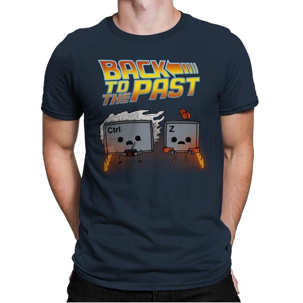 Back To The Past - Raffitees - Mens Premium T-Shirts RIPT Apparel Small / Indigo