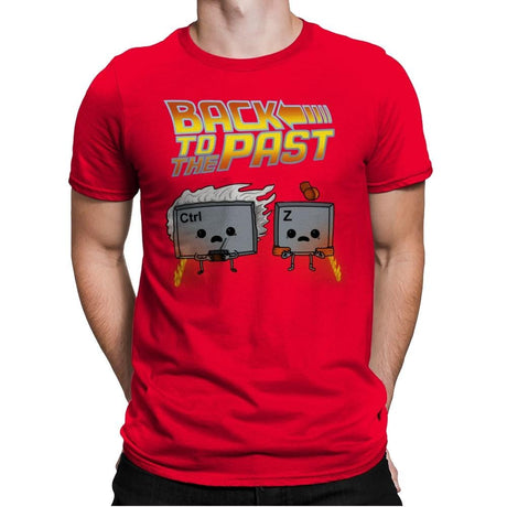 Back To The Past - Raffitees - Mens Premium T-Shirts RIPT Apparel Small / Red