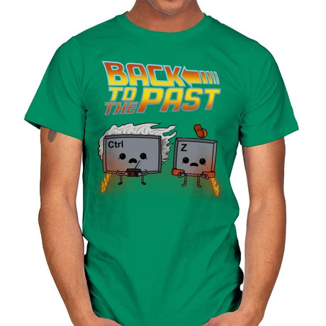 Back To The Past - Raffitees - Mens T-Shirts RIPT Apparel Small / Kelly Green