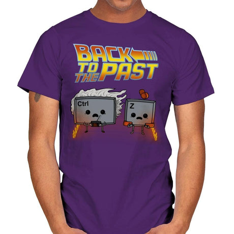Back To The Past - Raffitees - Mens T-Shirts RIPT Apparel Small / Purple