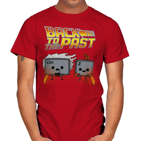 Back To The Past - Raffitees - Mens T-Shirts RIPT Apparel Small / Red