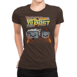 Back To The Past - Raffitees - Womens Premium T-Shirts RIPT Apparel Small / Dark Chocolate