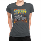 Back To The Past - Raffitees - Womens Premium T-Shirts RIPT Apparel Small / Heavy Metal