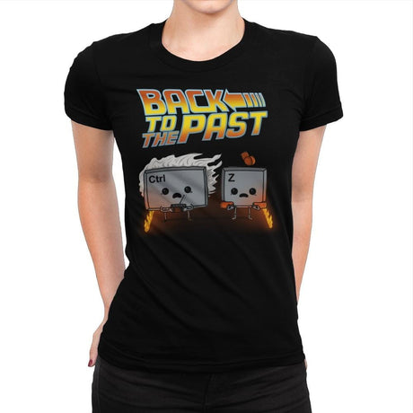Back To The Past - Raffitees - Womens Premium T-Shirts RIPT Apparel Small / Indigo