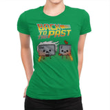 Back To The Past - Raffitees - Womens Premium T-Shirts RIPT Apparel Small / Kelly Green