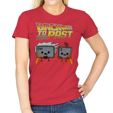 Back To The Past - Raffitees - Womens T-Shirts RIPT Apparel Small / Red