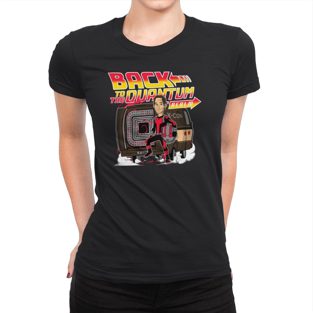 Back to the Quantum Realm - Womens Premium T-Shirts RIPT Apparel Small / Black