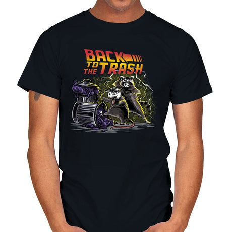 Back to the Trash - Mens T-Shirts RIPT Apparel Small / Black