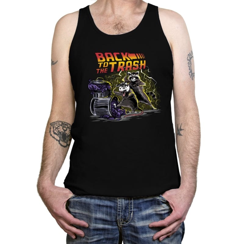 Back to the Trash - Tanktop Tanktop RIPT Apparel X-Small / Black