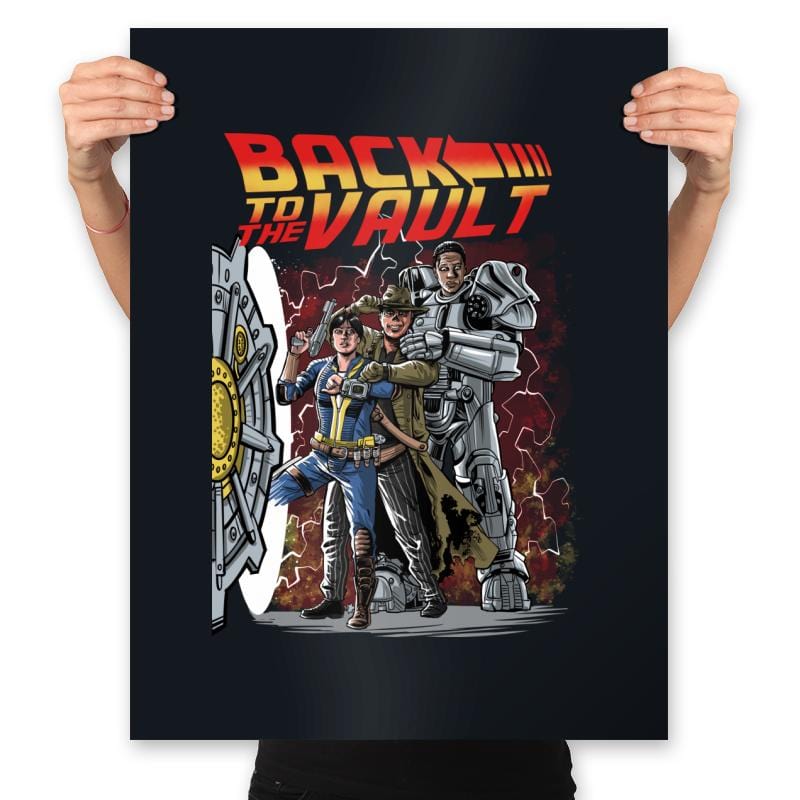 Back to the Vault - Prints Posters RIPT Apparel 18x24 / Black