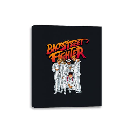 Backstreet Fighter - Canvas Wraps Canvas Wraps RIPT Apparel 8x10 / Black