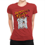 Backstreet Fighter - Womens Premium T-Shirts RIPT Apparel Small / Red