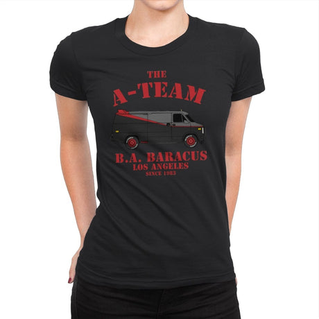 Bad Attitude - Womens Premium T-Shirts RIPT Apparel Small / Black