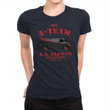 Bad Attitude - Womens Premium T-Shirts RIPT Apparel Small / Midnight Navy