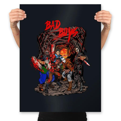 Bad Boys - Prints Posters RIPT Apparel 18x24 / Black