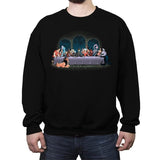 Bad Dinner - Crew Neck Sweatshirt Crew Neck Sweatshirt RIPT Apparel Small / Black