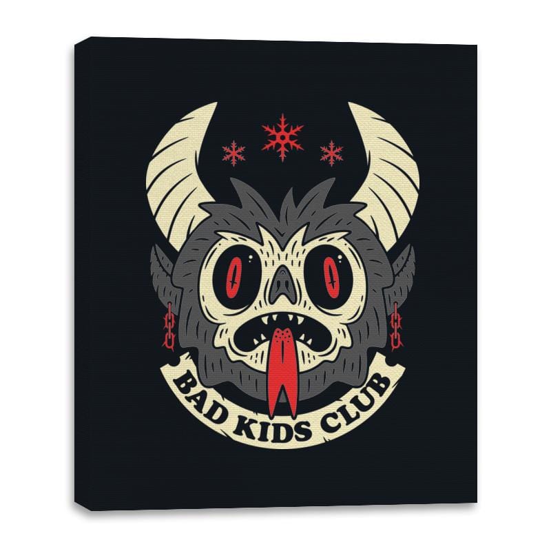 Bad Kids Club - Canvas Wraps Canvas Wraps RIPT Apparel 16x20 / Black