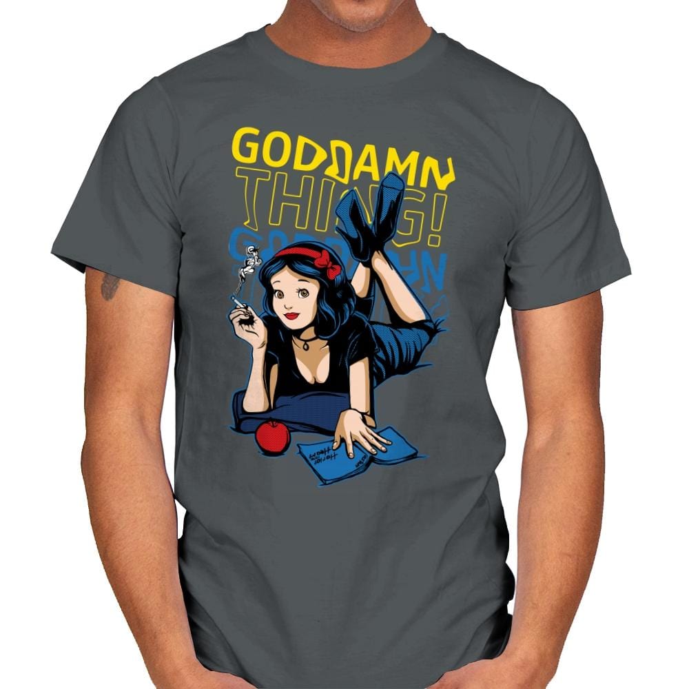 Bad Princess - Mens T-Shirts RIPT Apparel Small / Charcoal