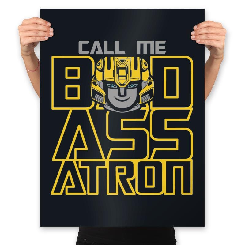 Badassatron - Prints Posters RIPT Apparel 18x24 / Black