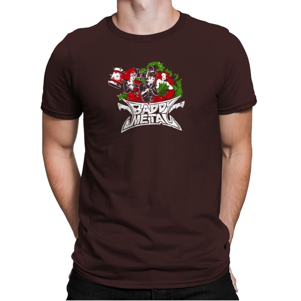 Baddy Metal Exclusive - Mens Premium T-Shirts RIPT Apparel Small / Dark Chocolate