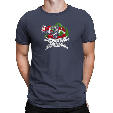 Baddy Metal Exclusive - Mens Premium T-Shirts RIPT Apparel Small / Indigo