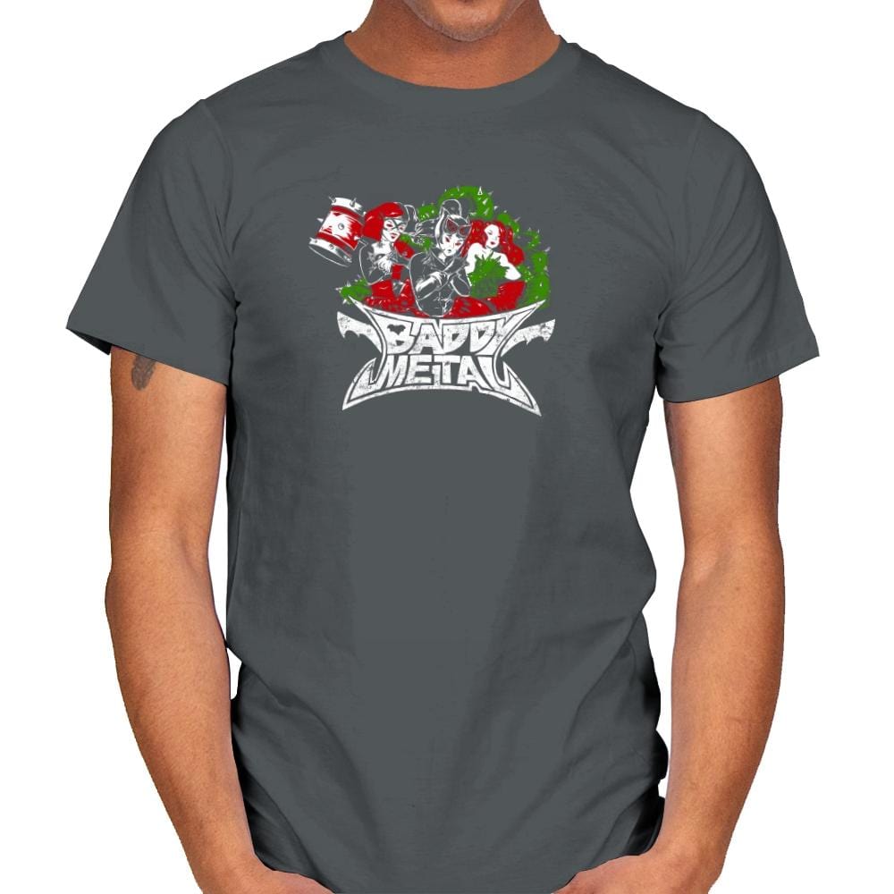 Baddy Metal Exclusive - Mens T-Shirts RIPT Apparel Small / Charcoal