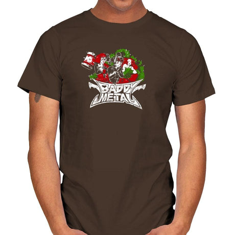 Baddy Metal Exclusive - Mens T-Shirts RIPT Apparel Small / Dark Chocolate