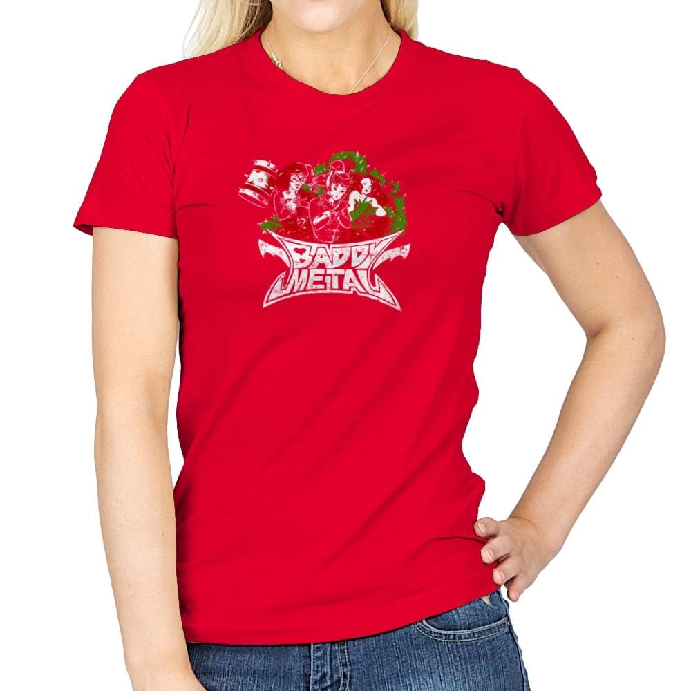 Baddy Metal Exclusive - Womens T-Shirts RIPT Apparel Small / Red
