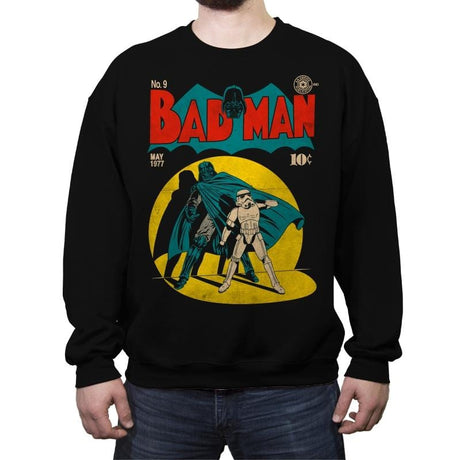 Badman - Crew Neck Sweatshirt Crew Neck Sweatshirt RIPT Apparel Small / Black