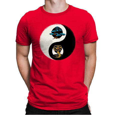 Balance Dojo - Mens Premium T-Shirts RIPT Apparel Small / Red